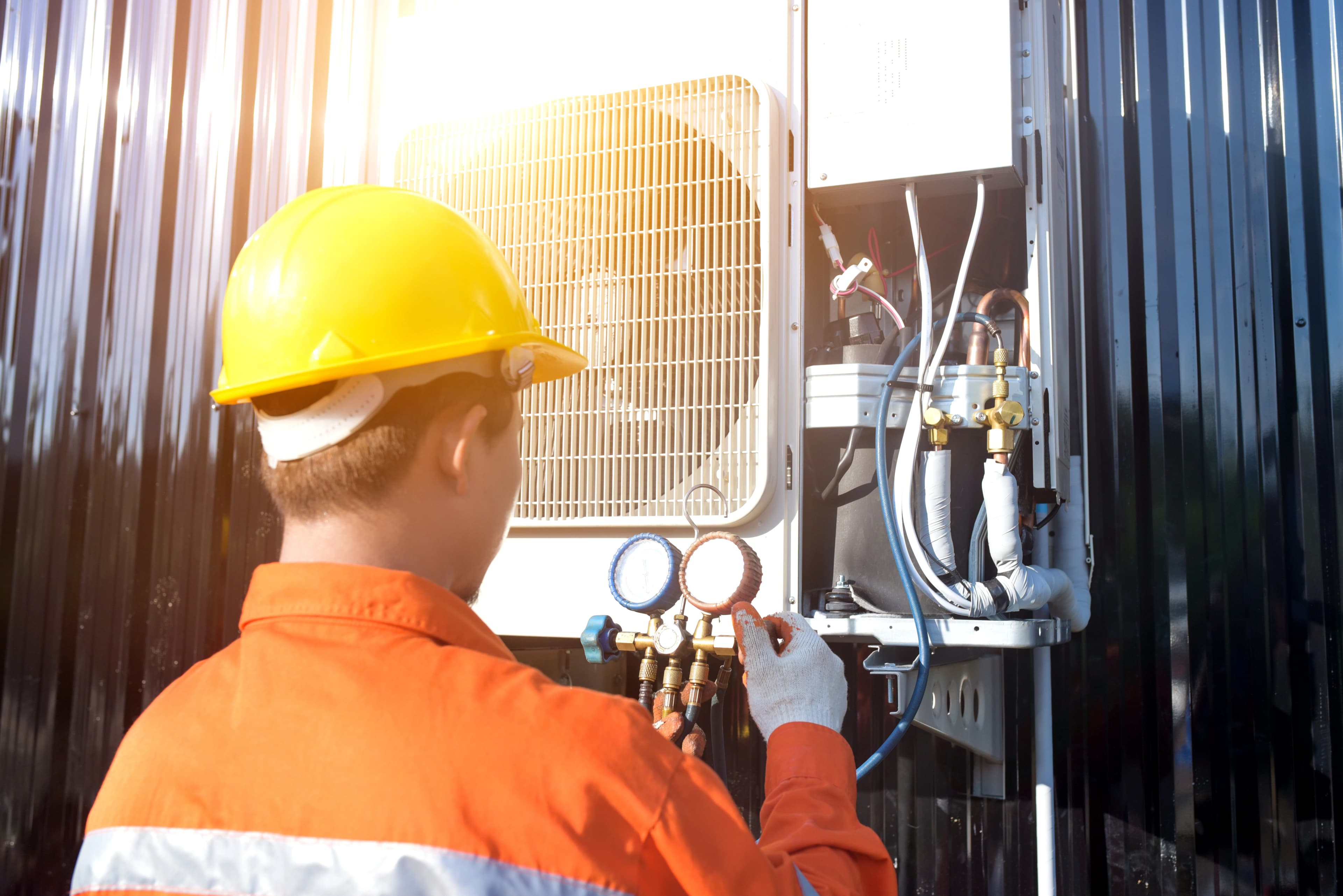 HVAC service technician